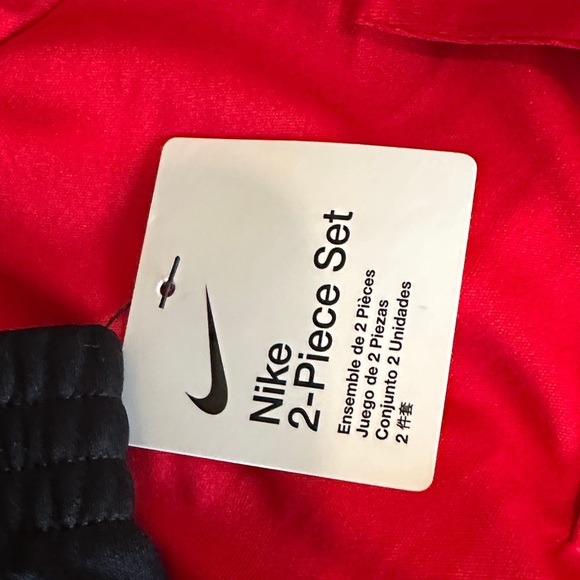 Nike Red Polo and Black Shorts Combo - Picture 5 of 7
